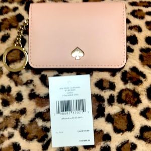 Kate Spade bifold keychain wallet